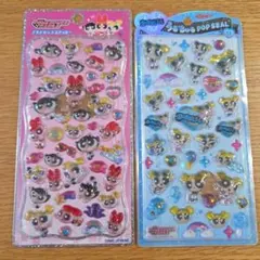 パワーパフガールズ プチドロップステッカー　うるちゅるポップシール