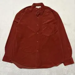 ASTRAY 深みレッド / スウェードシャツ 90’s〜00’s 大人シンプル