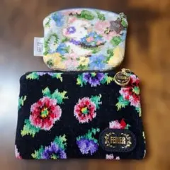 FEILER 花柄ポーチ小銭入れ 2点セット