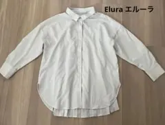 Elura エルーラ　グレイッシュホワイト長袖シャツのサムネイル
