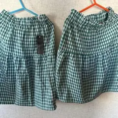 スカート２枚セット　120.130センチ