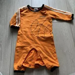 adidas バスケットボールロンパース 70cm オレンジのサムネイル