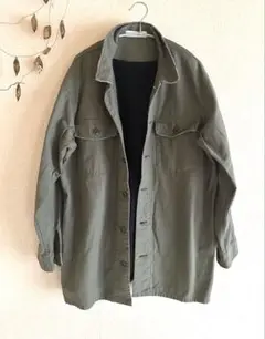 sale＊Johnbull ジョンブル　ミリタリーオーバーシャツJK＊手洗い可