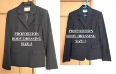 まとめて2着！ポロポーション　ボディドレッシング★ブラウン茶・ブラック黒・M