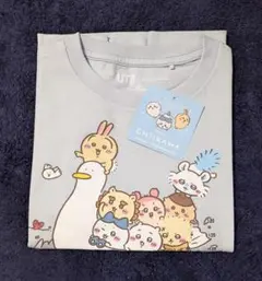 UNIQLO GIRLS ちいかわ UT 120 ライトブルーのサムネイル