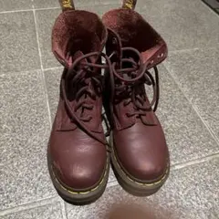 Dr. Martens 8ホール ブーツ バーガンディ ER39/UK6 - メルカリ
