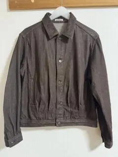 2025年最新】auralee デニムジャケット ブラウンの人気アイテム - メルカリ