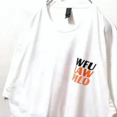 ギルダンWFU LAW PILOフォールフェスト Tシャツホワイト白XL古着