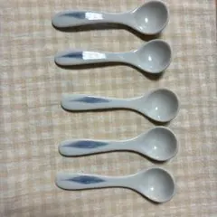 陶器製スプーン5個セット