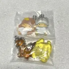 サンリオ なかよしドロップチャーム　ポムポムプリン　キキララ