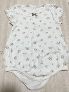 お値下げ！【美品】アプレレクール　小花柄ロンパース　80