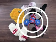 アメリカDisney ミッキー 星柄 カチューシャ