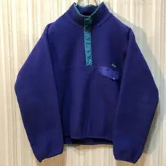 ネクストビンテージジャマイカ製patagoniaスナップTフリース90s