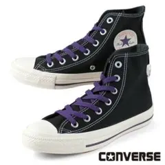CONVERSE ハイカットスニーカー ブラック/パープル