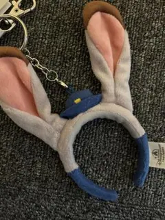 上海ディズニー限定　 ズートピア　ジュディ　カチューシャキーホルダー