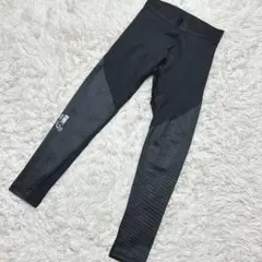 【c6116】✨美品✨adidas スパッツ　ブラック　グレー　ストレッチ