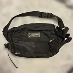 イーストパック　ヴィンテージ　 ボディバッグ　ウエストバッグ　ブラック 90s ビンテージ90's○EASTPAKスウェードファニーパック茶○220714r9-bag