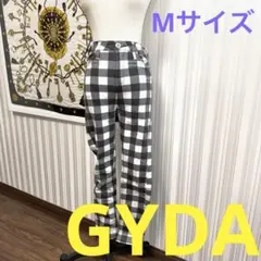 GYDA BLOCK CHECKカラースキニーパンツ　Mサイズ ジェイダ