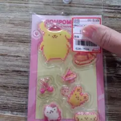 サンリオポムポムプリン ぷくぷくステッカー