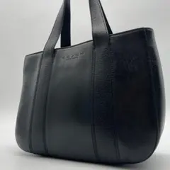 【美品】オールドコーチ ハンドバッグ オールレザー 本革 ブラック 黒のサムネイル
