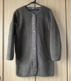 オリーブグリーン ロングコートMサイズ