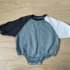 星刺繍付きロンパース 70cm