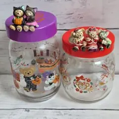 ダッフィー＆フレンズ ガラス瓶 キャニスター 2個セット - メルカリ