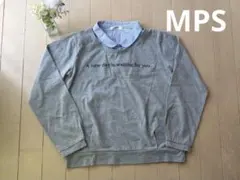 【 MPS 】重ね着風 長袖カットソー グレー 140cm