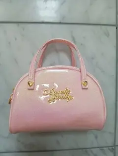 Angelic Pretty グリッター宝石リボンボストンバッグ ピンク - メルカリ
