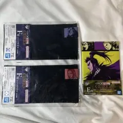 キングダム一番くじF賞ハーフタオル王騎と蒙恬　 E賞桓騎のB6サイズノート
