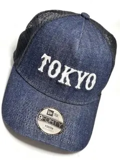 未使用 NEW ERA キッズ子供キャップ 帽子 デニム TOKYOジャイアンツ