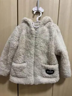 ANAP フリースジャケット ベージュ 110