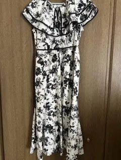 OLIVE des OLIVE フラワープリント ワンピース