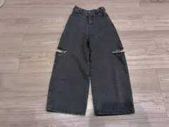 130cm ダークグレー デニム