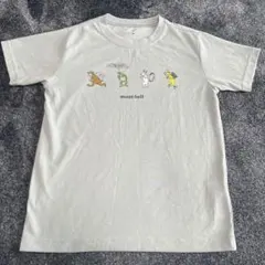 美品 モンベル mont-bell 動物イラスト Tシャツ 140 半袖