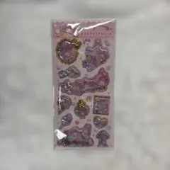 マイメロ　キラキラカプセルシール　シール　ボンボンドロップシール