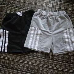 2枚セット ストライプデザインパンツ 90cm