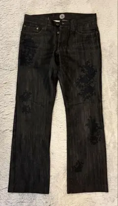 【美品】EPOCA UOMO ペイズリー柄 デニムパンツ 46 希少のサムネイル