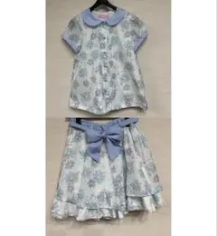 メゾピアノ花柄セットアップ(上下セット)