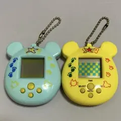 たまごっち ねこっちゃ 黄色 水色 レトロ ジャンク