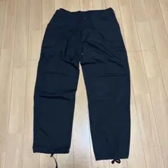 ミリタリー　ブラックカーゴパンツ