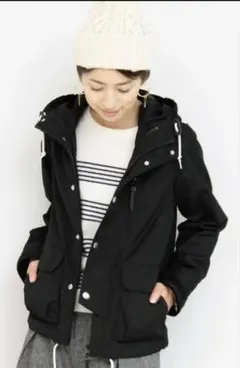 【4032】BEAUTY&YOUTH マウンテンパーカー ブラック M