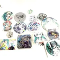 初音ミク　缶バッジ　グッズ　15点　まとめセット　特典や非売品込み