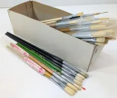 P318 絵筆 画筆 大量 まとめ売り 未使用保管品多数 水彩 日本画のサムネイル