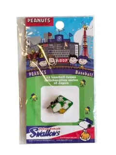スヌーピー ＆ ヤクルトスワローズ ピンバッジ PEANUTS SNOOPY