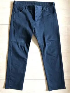 美シルエット Johnbull 黒デニム 日本製 ストレッチ