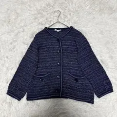 MaxMara マックスマーラ 白タグ ニットカーディガン シルク混 コットン