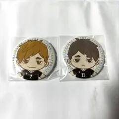 ハイキュー　缶バッジ　宮侑・宮治