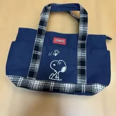 PEANUTS スヌーピー トートバッグ ネイビー