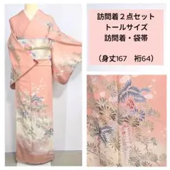 訪問着２点セット　トールサイズ　訪問着　袋帯